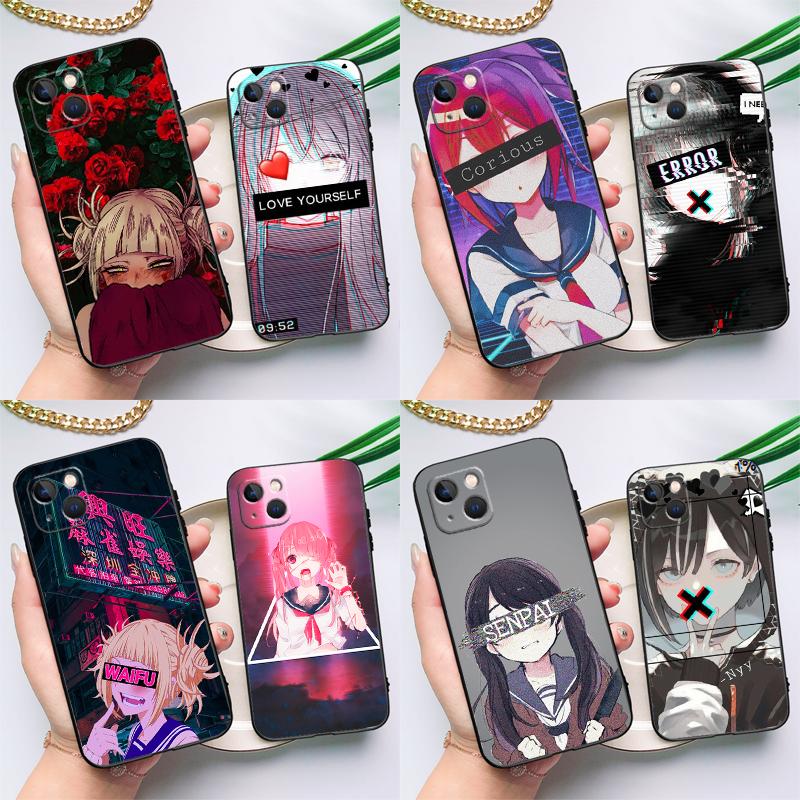 Cute Girl Glitch Animation Case For OPPO Reno 13F 14F 12F 11F 12 11 10 14 Pro 8T 8 Lite OPPO Find X9 X8 X6 X5 Pro Cover
