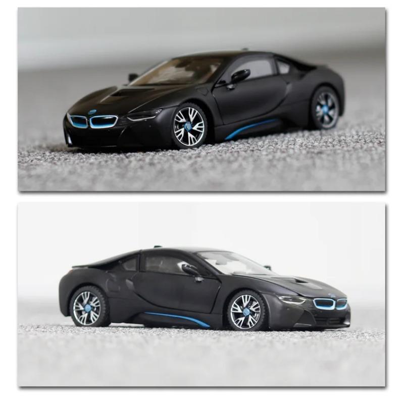 1/24 BMW I8 Supercar Model Samochodu Ze Stopu Diecasty Zabawki Pojazdy Symulacja Metalowy Model Samochodu Kolekcja Prezenty Urodzinowe dla Dzieci