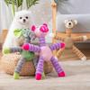 Plush Dog Toy for Small Medium Dogs Puppy Teething Chew Toy Interactive Stuffed Animal Anxiety Relief Chewable Playmate Cute