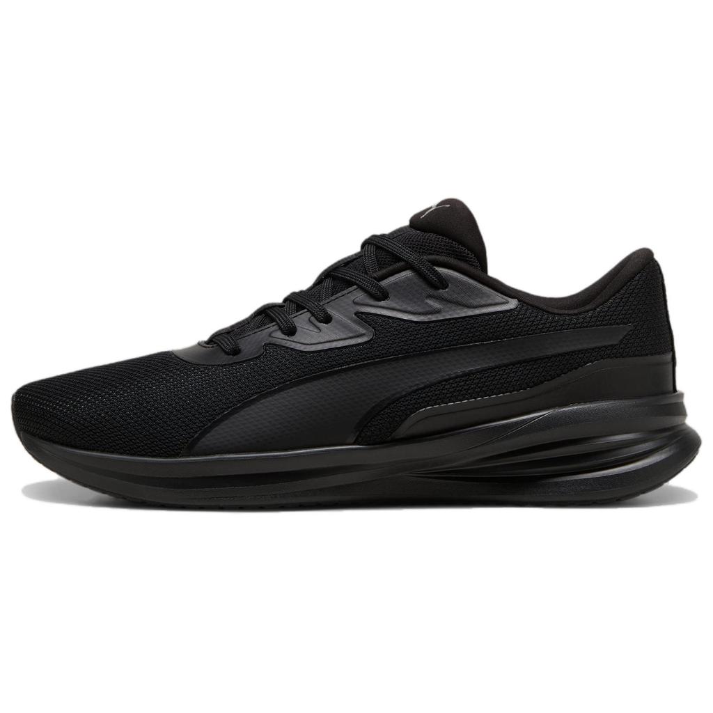 New PUMA Night Runner V3 Anti Slip And Wear Resistant Support Low Top Casual Running Shoes Unisex Black 310040-02