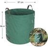 Sac de jardin - 272 L (Lot de 4) - Autoportant et pliable - Indéchirable réutilisable - 4 poignées renforcées