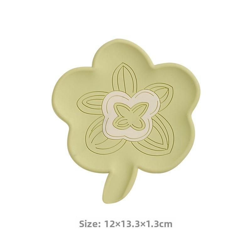 Silicone Soap Box, Petal-shaped Cute Soap Stand, Water-draining Creative Underwear, Fat Cover, Home Bathroom Box