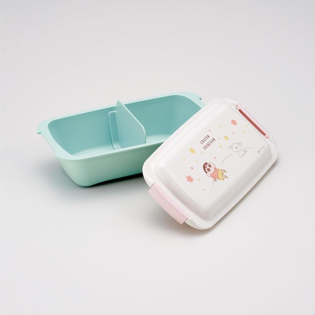 Skater Bento Easy to Single 530ml Domed Dishwasher and Microwave Made in Crayon Pastel Box, Biomass, Clean, Tier, Capacity, Lid, Safe, Japan,