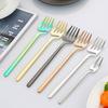 Hangable 5-Piece Tableware Set, Stainless Steel Cutlery Set Dining Utensils Kitchen Dinnerware Set Include Knife/Fork/Spoon/Coffee Spoon