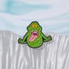 Monster Stylish Green Design Metal Brooch Pin Quirky Animal Badge Perfect For Accessories Personal