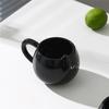 Coffee Mug Office Black Kitten Ceramics Water Cup Creative Hand Painted Breakfast Milk Flower Tea Cups Home Bedroom Water Mug