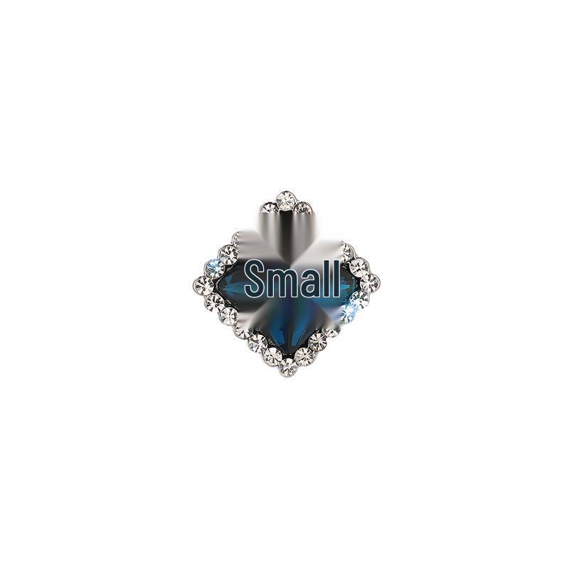 Elegant European and American Crystal Rhinestone Lapel Brooch Pin
