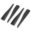 Car Bumper Protector Carbon Fiber Style 28cm Anti Scratch Strips Sticker Molding Protection Edge Corner Guard