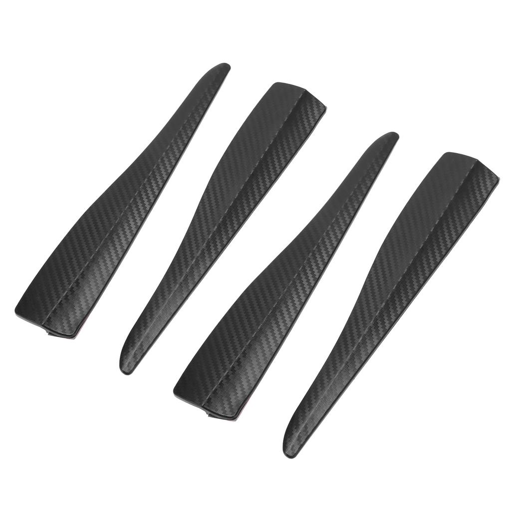 Car Bumper Protector Carbon Fiber Style 28cm Anti Scratch Strips Sticker Molding Protection Edge Corner Guard
