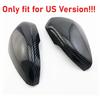 For US Ford Focus MK4 - Rearview Side Mirror Cover Wing Cap Sticker Exterior Door Rear View Case Trim Carbon Fiber Look