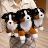 Entzückender Berner Sennenhund Plüschtier Drei Haltungen Schwarz Weiß Braun Stofftier Mit Sofa Akzent Lustiges Geschenk Sanft