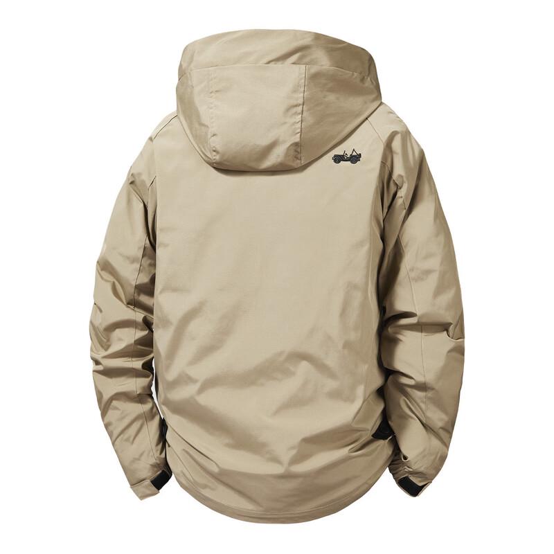 Jeep Men's Hooded Workwear Casual Jacket
