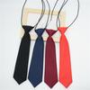 Women's Adjustable Neck Tie for Business Wedding School Uniform and Formal Occasion Short Length Stage Show Necktie