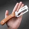 Stainless Steel Peeler With Wooden Handle For Peeling And Slicing Fruits And Vegetables | Durable And Smooth Operation