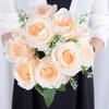 Head Artificial Ten Rose Flowers For Weddings Home Decor And Decoration Hotel