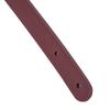 2Pcs Bag Hand Strap Split Leather DIY Hand Made Handbag Parts with 8 Sets Light Gold Rivet Set(Wine