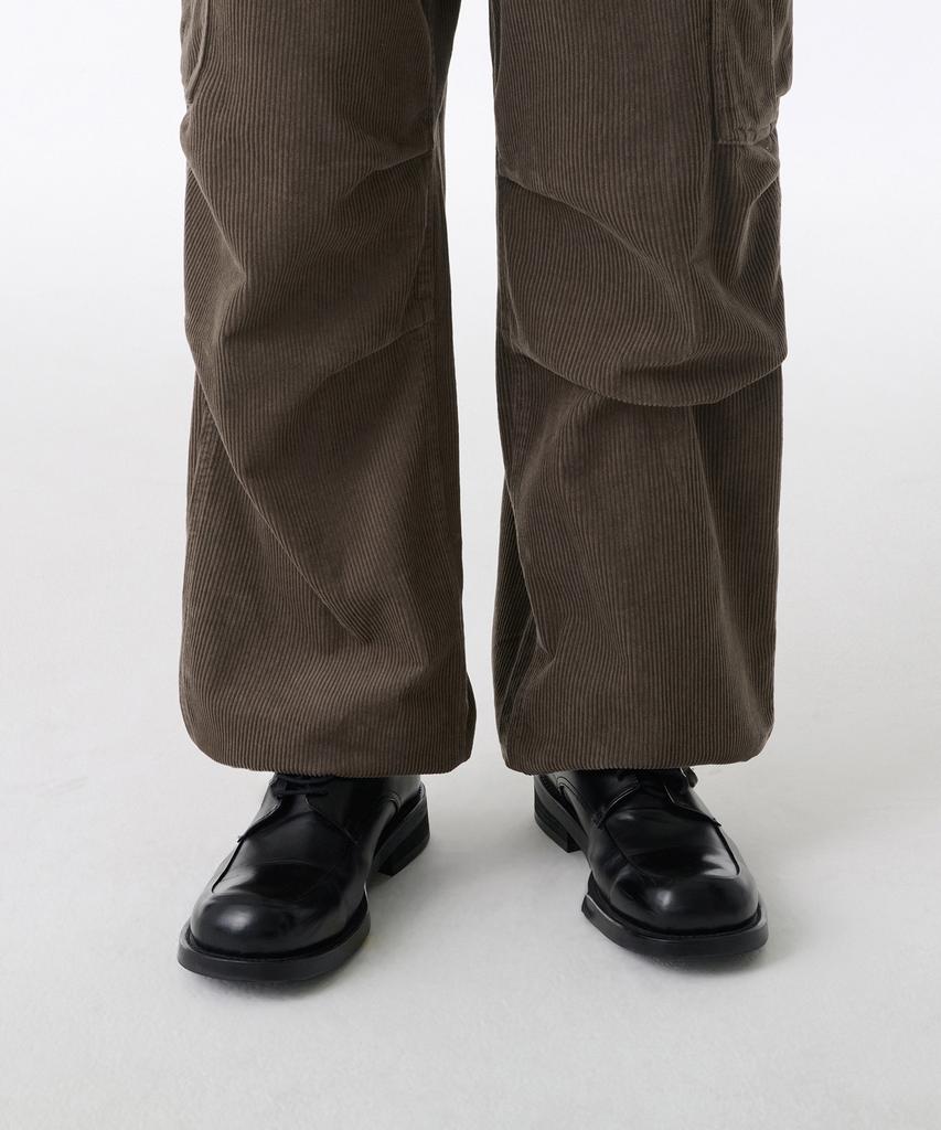 Musinsa Standard Corduroy Parachute Cargo Pants [Taupe]
