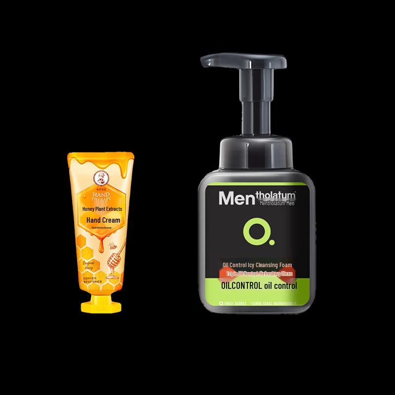 Mentholatum Honey Botanical Hand Cream & Ice Cleansing Foam Set