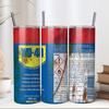 IM-OLD/WD-40 Themen Edelstahlbecher-Set, 20 oz, Isolierte Reisebecher mit Strohhalmen
