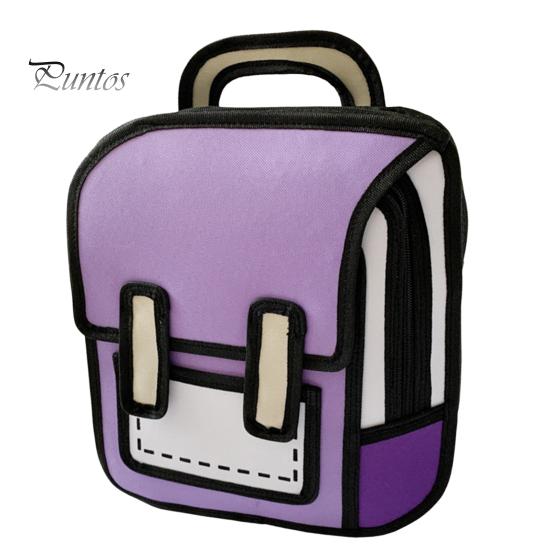 Teenager Backpack Student Cute Cartoon Large Capacity Waterproof Adjustable Strap Smooth Zipper Book School Bag Storage Unisex 2D Drawing Girls