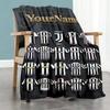 Juventus Customize Your Name Blanket Throw Customizable Blanket Warmthful Decor Versatile for Chair Home Decor Office Chair Bed