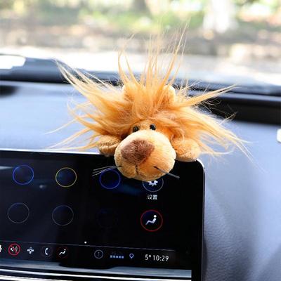 Ozdoby do auta na palubní desku Ozdoba na palubní desku Plyšové zvířátko Kreslený lev Sběratelské panenky Panenka na palubní desku Plyšové hračky Auto