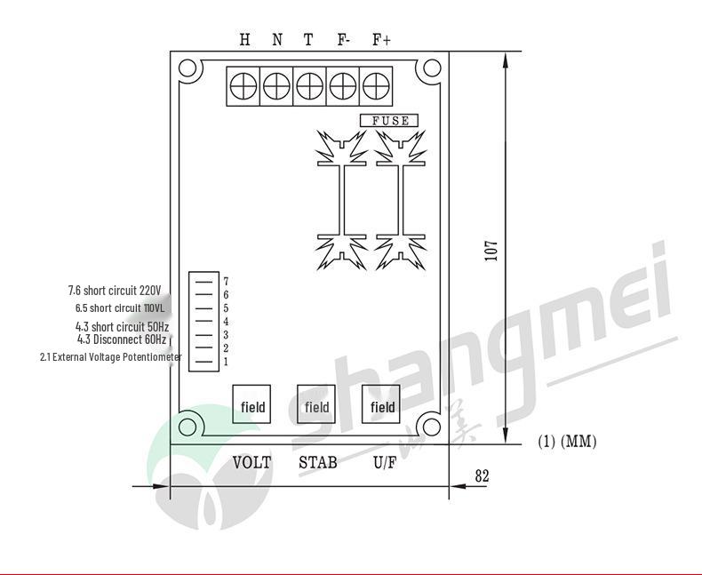 GAVR-8A Automatic Voltage Regulator for Diesel Generator Sets
