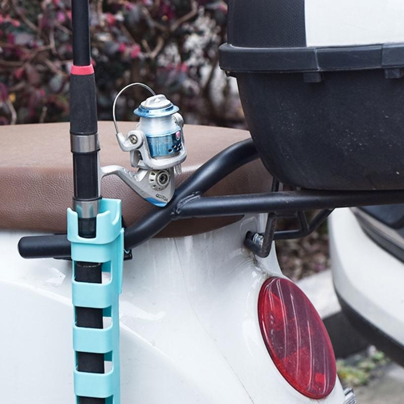 Universal Adjustable Rod Rack Brackets Replacement Light Weight Motorcycle Fishing Roles Holder Easy To Install