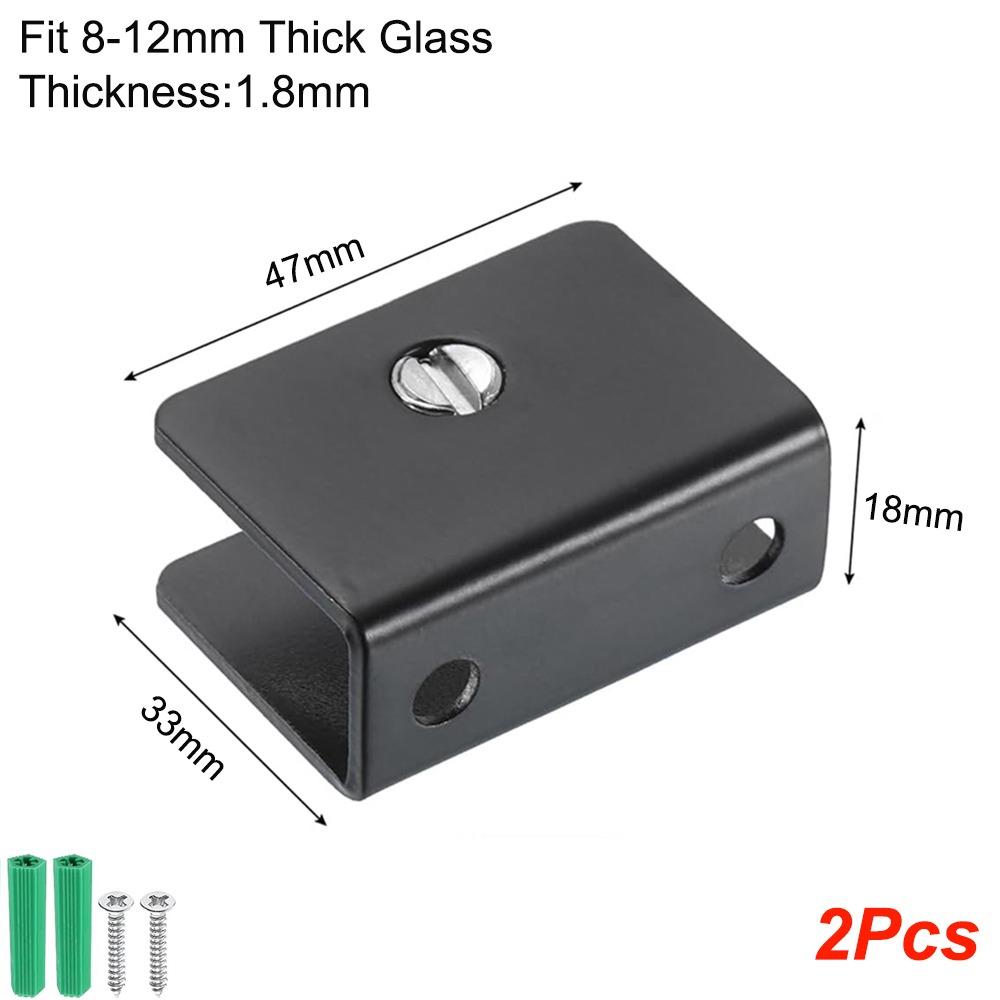 Heavy Duty Railing Holder Stainless Steel Glass Support Hardware Wood Glass Shelves Clamp