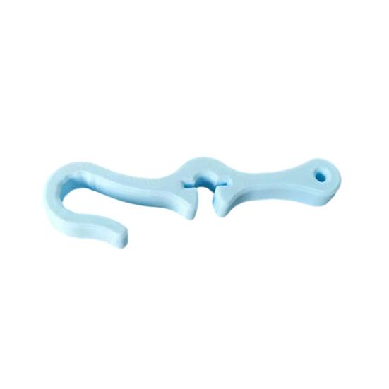 

Ключ для инфузионного мешка Infinity Сверхпрочный пластиковый Портативный Легкий Универсальный Ключ для соединения инфузионной трубки мешка для питания Инструменты светло-синий