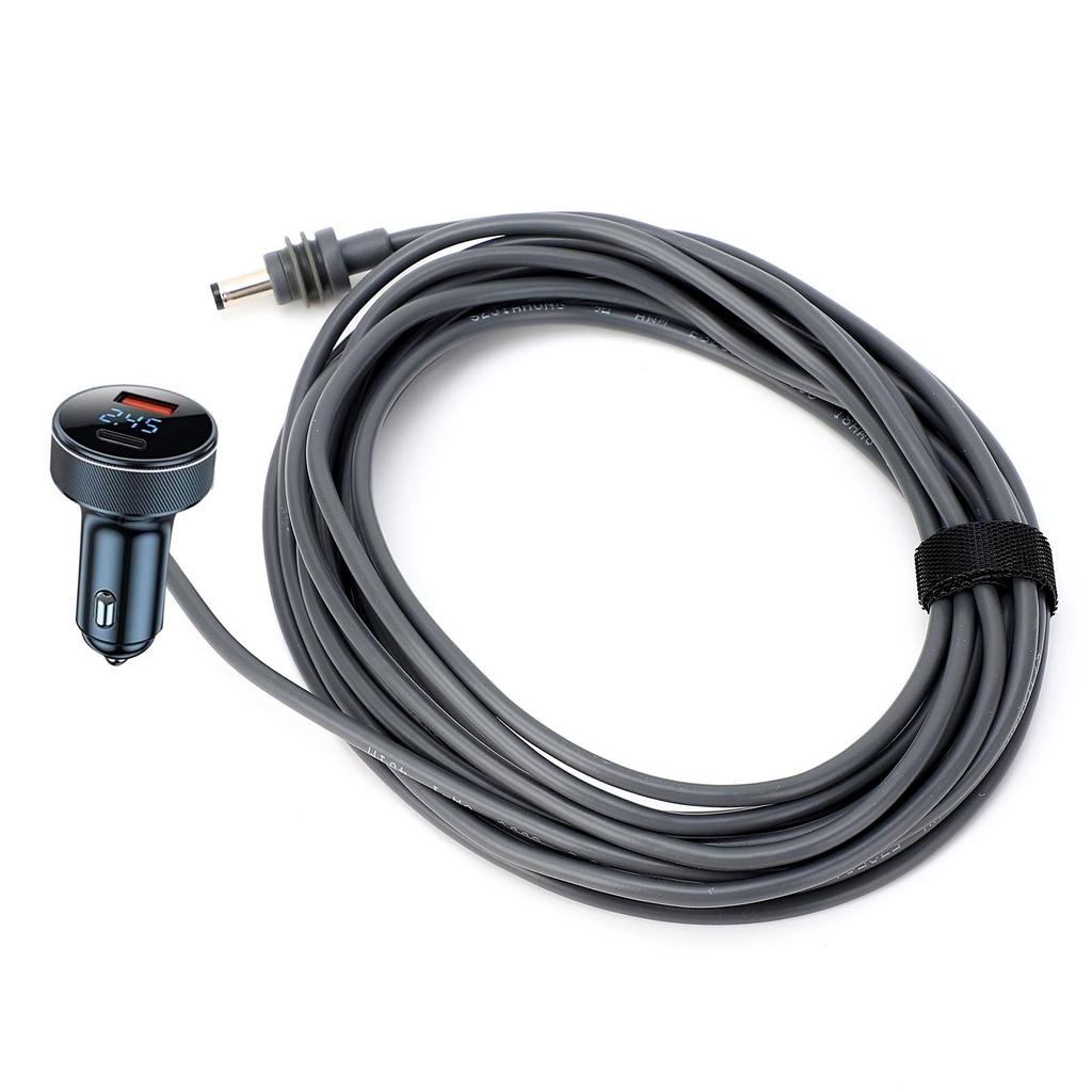 DC Car Power Cable 32.8ft Length 18AWG IP68 Water Proof DC Car Charger Power Supply Cord with