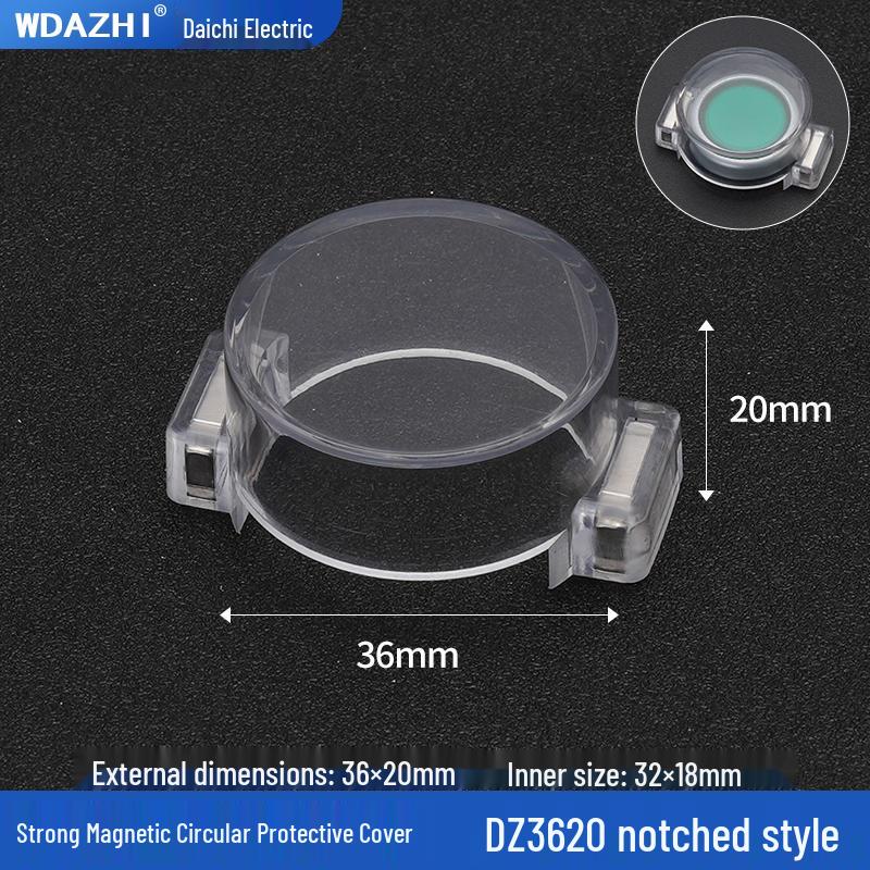 Dazhi Electric Magnetic Emergency Stop Button Cover: Dustproof, Transparent, Customizable.