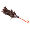 Feather Fur Brush Duster Dust Cleaning Tool Plastic Hooked Handle 45Cm