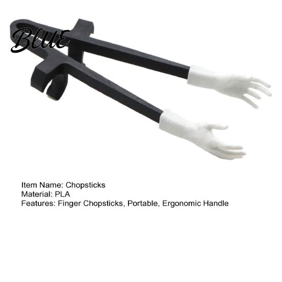 Snack Tongs for Tongs Reusable Chopsticks Portable Gamers Fingers Finger Lightweight PLA Gamers Hands Free Clips Video Gaming