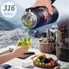 Japanese Imported Muj316 All-Steel Large-Capacity Thermos Cup for Outdoor Tea Brewing, Men's Water Bottle for Hiking, Sports, and Fishing