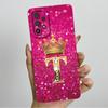 Phone Case for Samsung Galaxy A72 A52 A52S 4G 5G Liquid Silicone Soft Shockproof Lens Protective Cover Luxury Crown Letter Cases
