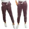 Women's Casual Pants with Elastic Waistband and Lace-up, Suitable for All Occasions