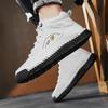 39-48 Spring/fall Mens Hip-top Leather Boots Men Boots  Leather Casual Leather Shoes Men Ankle Boots