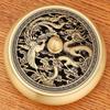 Hongjian Brass Dragon & Phoenix Incense Burner