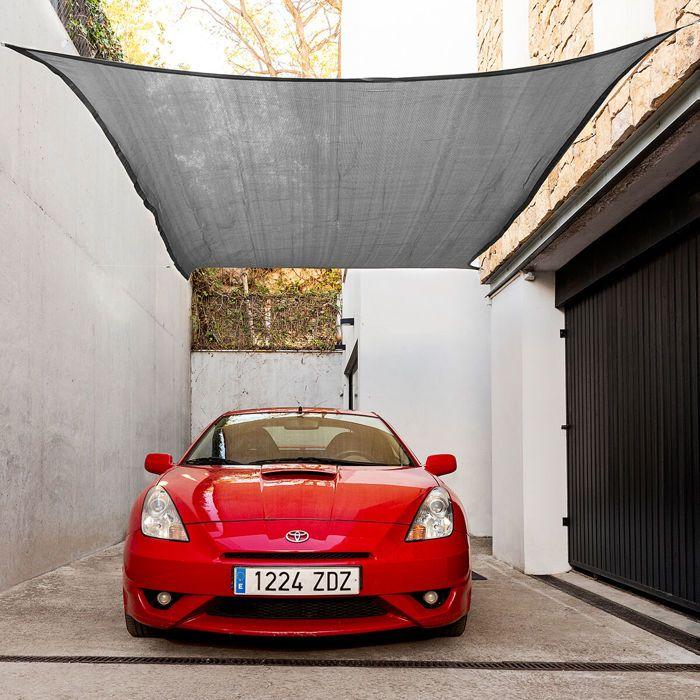 InnovaGoods Shazail Rectangular Shade Sail 2 X 3 M - Grey