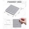 3PCS Stone Drying Tray for Kitchen Counter, Diatomite Fast Water Absorbing Coasters for Bathroom Sink