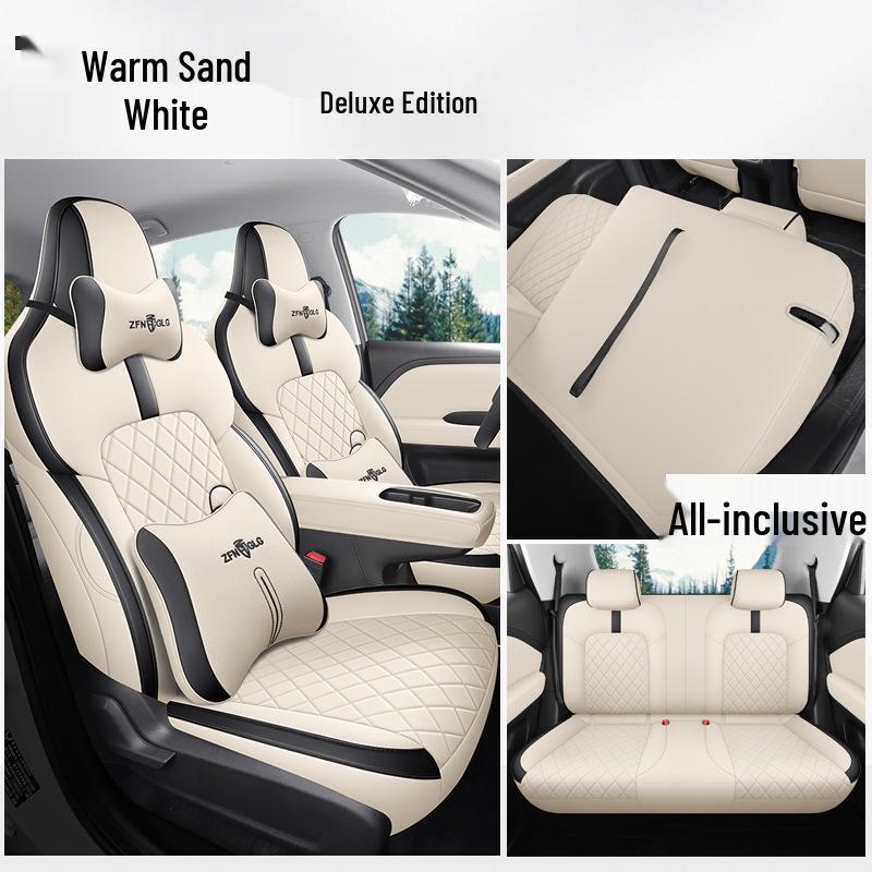 Wuling Bingo PLUS Cartoon Leather Car Seat Cover - All Seasons