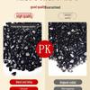 Black Obsidian Crushed Stone Ornament for Fish Tank Purification and Landscaping
