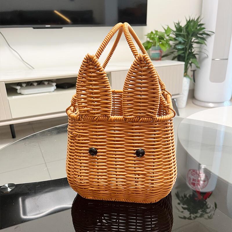 Hand-woven Picnic Storage Basket