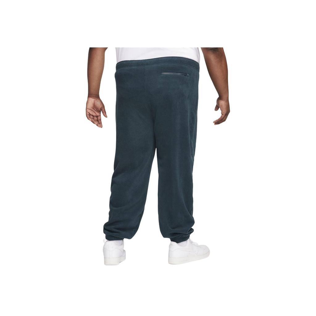 Nike Club Fleece Logo Embroidered Joggers With Elastic Cuffs And Mid Rise Slim Fit Men Bottoms Green FB8384-328