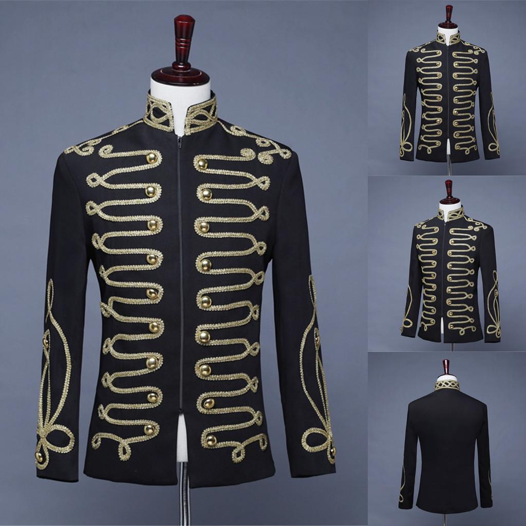 

Мужские придворные костюмы в европейском стиле, военная форма, верхняя блузка для выступлений