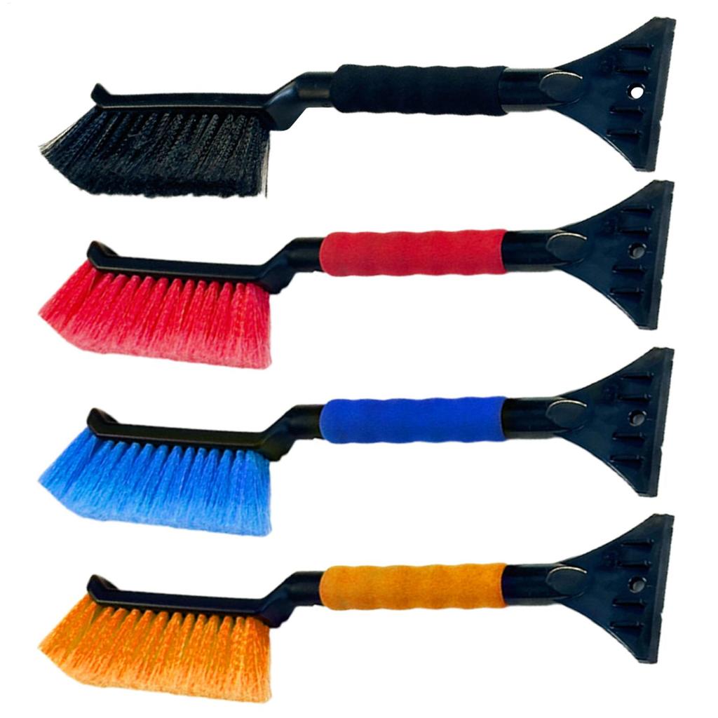 Ice Scraper 2 in 1 Snow Scraper and Brush Ergonomic Foam Grip Snow Remover for Cars Car Winter Cleaning Accessories for Safe