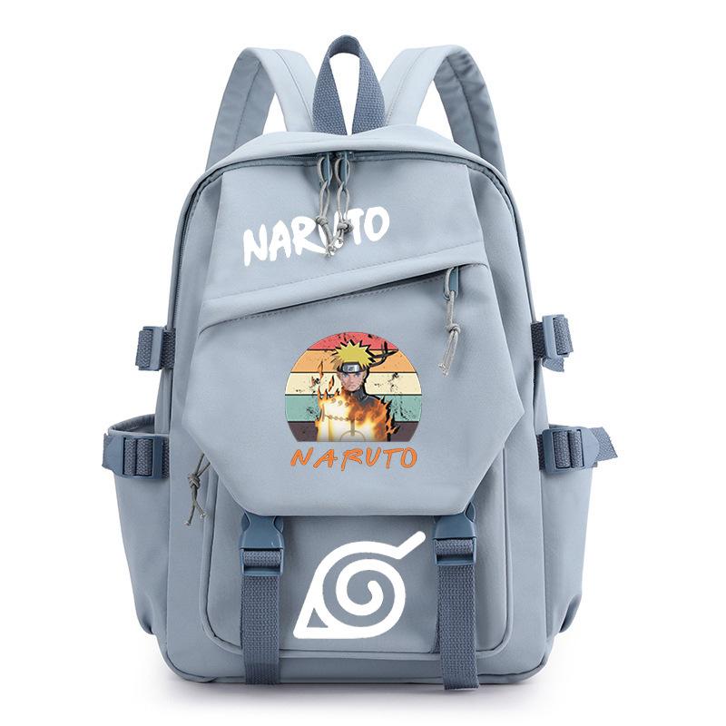 Animation peripheral junior high school backpack cross-border new large-capacity backpack computer bag