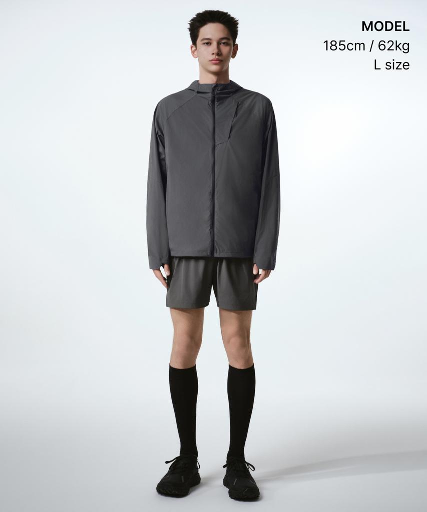 Musinsa Standard [City Leisure] Trail Windbreaker [Gray]