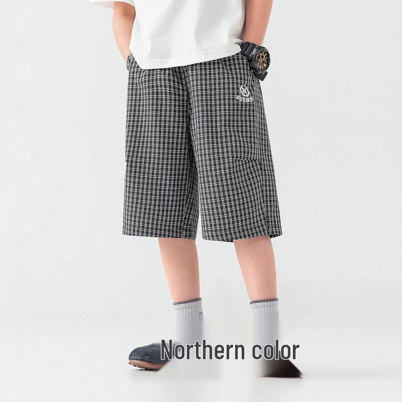 Boys' Plaid Casual Shorts